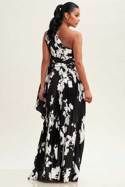 ROMEO PLEATED ONE S MAXI DRESS