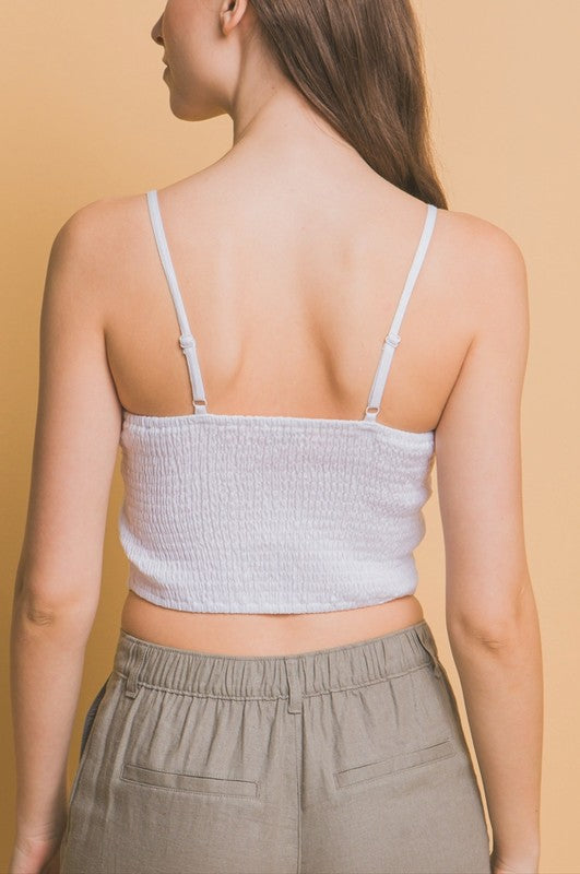 LINEN CAMI TOP