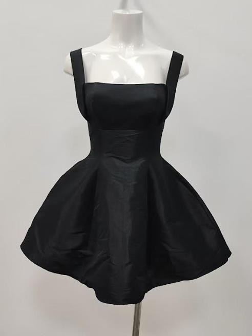 Tie Back Cutout Detail Skater Mini Dress