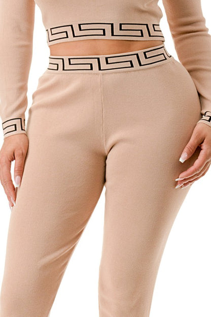 Long Sleeve Top and Pants Set