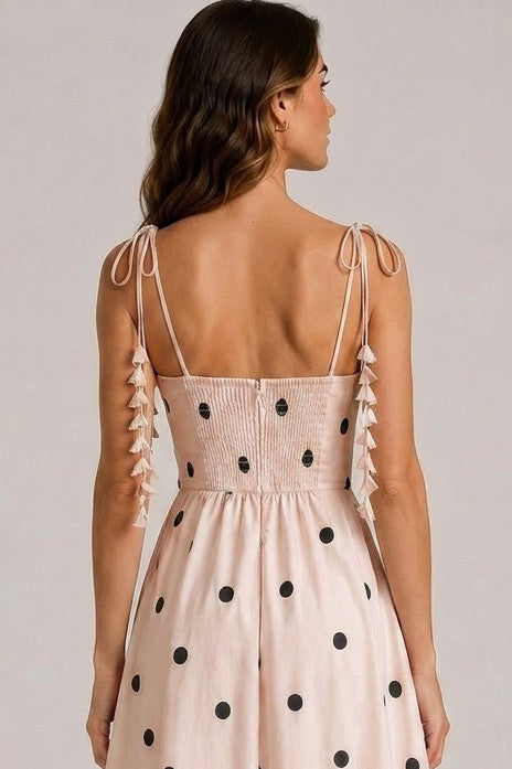 POLKA DOR MIDI DRESS