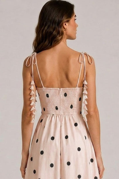 POLKA DOR MIDI DRESS